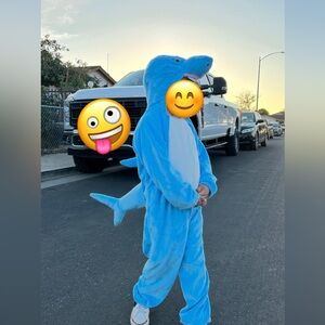 Blue Shark Costume